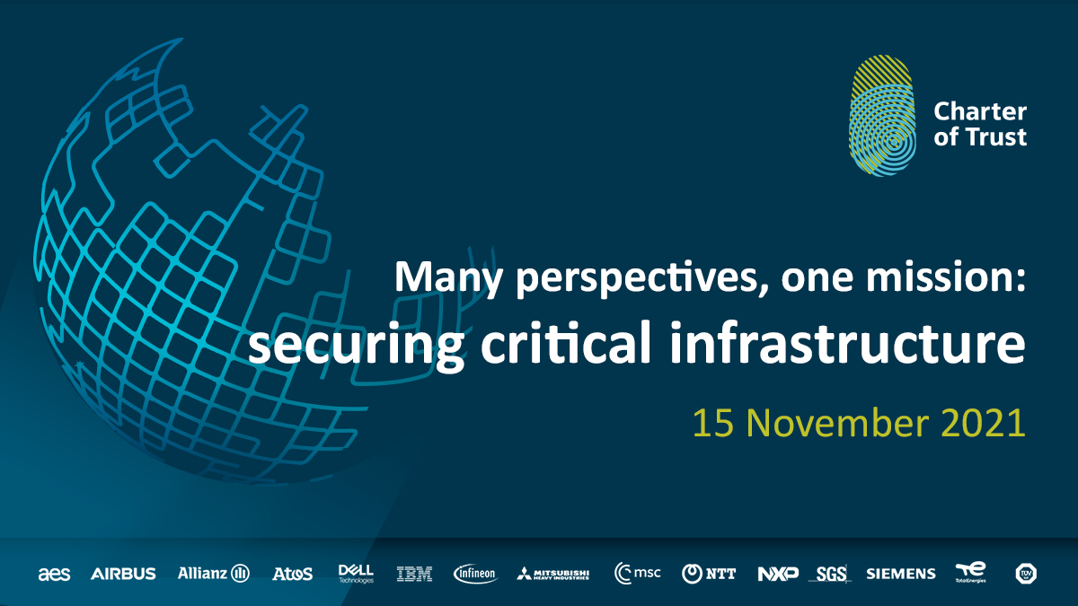 Charter of Trust Global Event: A global perspective on the importance of securing critical infrastructure